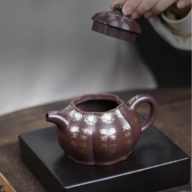 Teko Zisha Yixing Buatan Tangan Sepenuhnya [Zuo Yu] (Zi Ni - 250ml)