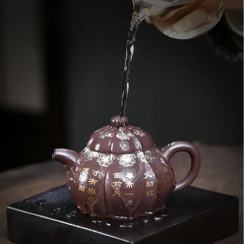 Teko Zisha Yixing Buatan Tangan Sepenuhnya [Zuo Yu] (Zi Ni - 250ml)