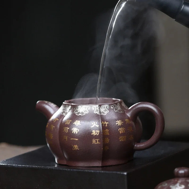 Teko Zisha Yixing Buatan Tangan Sepenuhnya [Zuo Yu] (Zi Ni - 250ml)