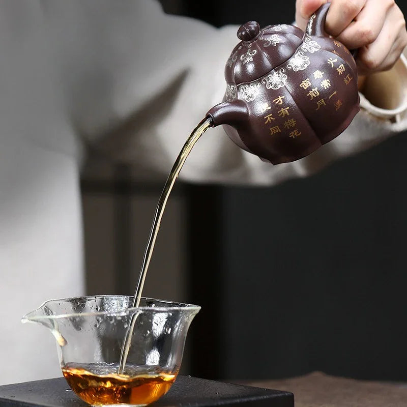 Teko Zisha Yixing Buatan Tangan Sepenuhnya [Zuo Yu] (Zi Ni - 250ml)
