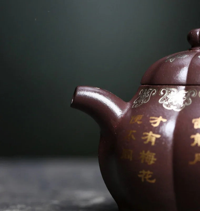 Teko Zisha Yixing Buatan Tangan Sepenuhnya [Zuo Yu] (Zi Ni - 250ml)