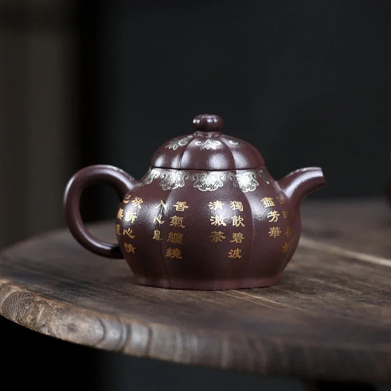 Teko Zisha Yixing Buatan Tangan Sepenuhnya [Zuo Yu] (Zi Ni - 250ml)