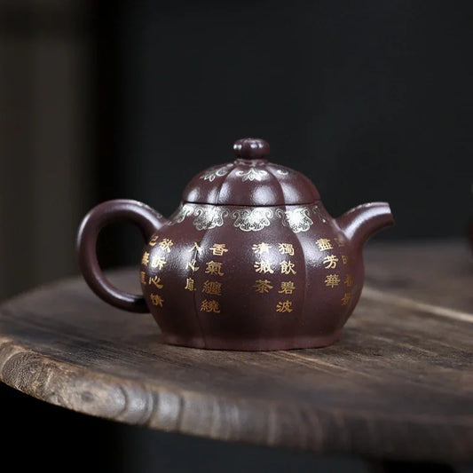 Teko Zisha Yixing Buatan Tangan Sepenuhnya [Zuo Yu] (Zi Ni - 250ml)