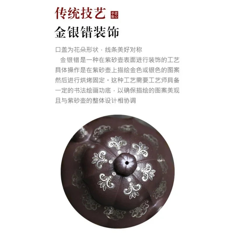 Teko Zisha Yixing Buatan Tangan Sepenuhnya [Zuo Yu] (Zi Ni - 250ml)