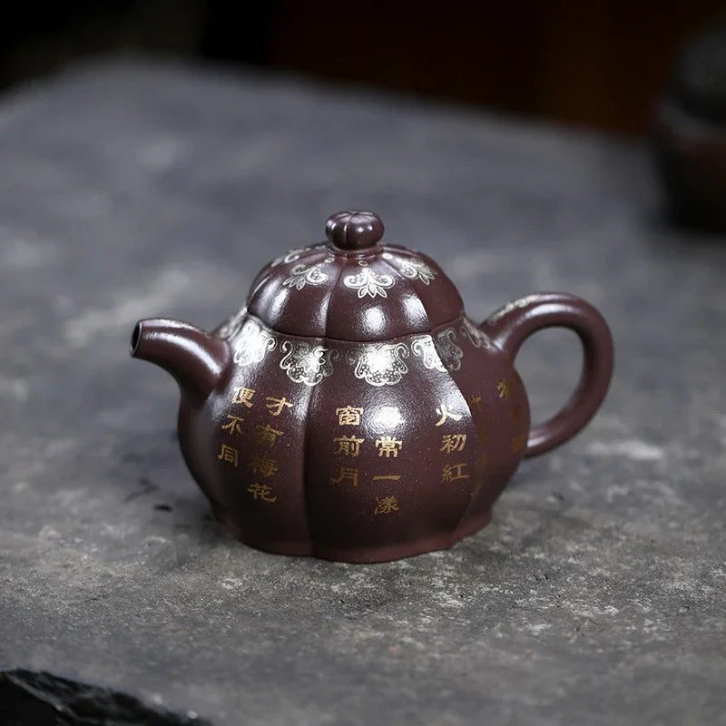 Teko Zisha Yixing Buatan Tangan Sepenuhnya [Zuo Yu] (Zi Ni - 250ml)