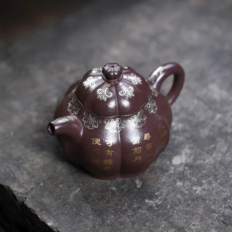 Teko Zisha Yixing Buatan Tangan Sepenuhnya [Zuo Yu] (Zi Ni - 250ml)