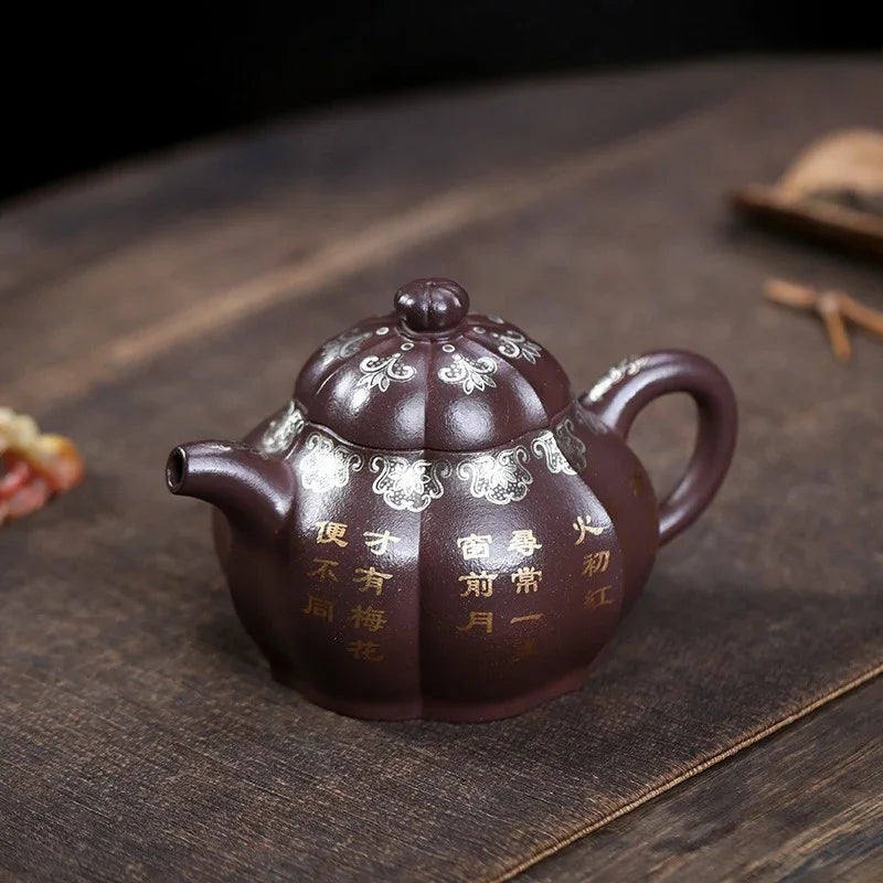 Teko Zisha Yixing Buatan Tangan Sepenuhnya [Zuo Yu] (Zi Ni - 250ml)
