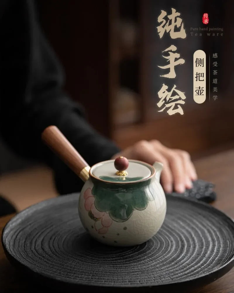ge-kiln-hand-painted-ice-crackle-ceramic-lotus-side-handle-teapot-250ml-yiqin-tea-house-yiqinteahouse-com-23 - YIQIN TEA HOUSE 一沁茶舍 yiqinteahouse.com