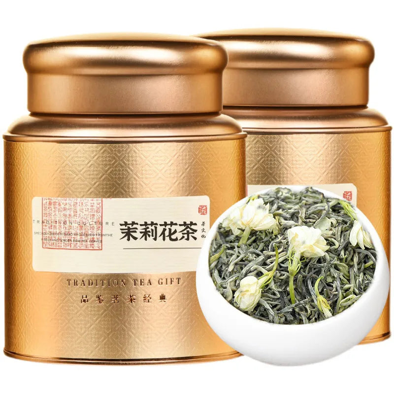 Guangxi [Jasmine Tea] Strong Flora Aroma Green Tea Gift Set 500g - YIQIN TEA HOUSE | yiqinteahouse.com | flower tea, jasmine tea, tea