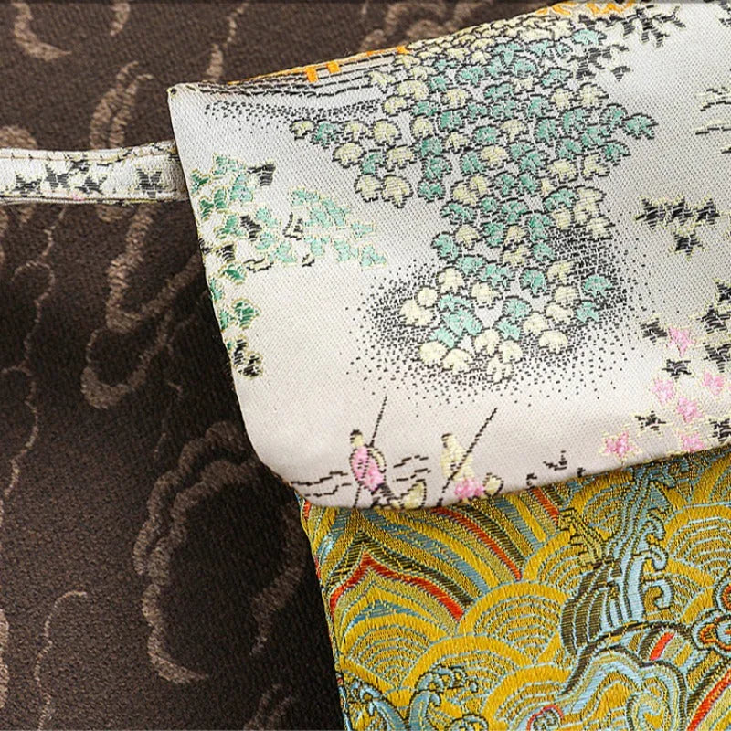 Handmade Tea Cake Flip-top Portable Bag / Tea Cake Gift Bag - YIQIN TEA HOUSE | yiqinteahouse.com | tea accessories, tea cake, teaware