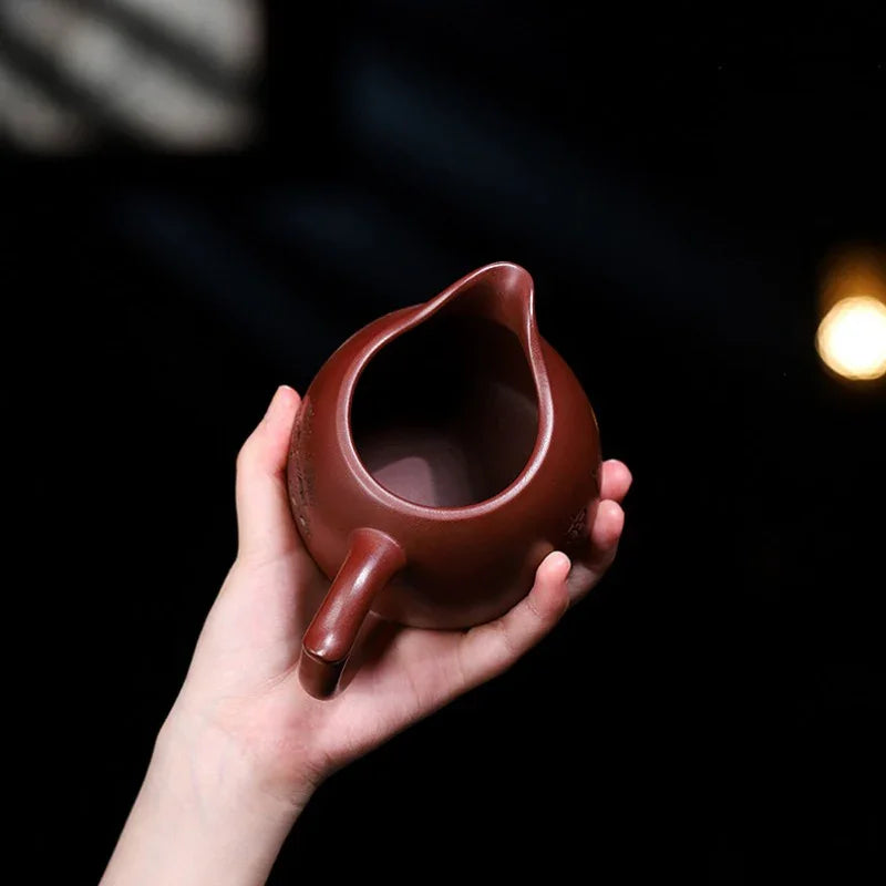 Handmade Yixing Zisha Fair Cup [Jiangnan] (Zi Ni - 280/380ml) - YIQIN TEA HOUSE | yiqinteahouse.com | fair cup, teaware