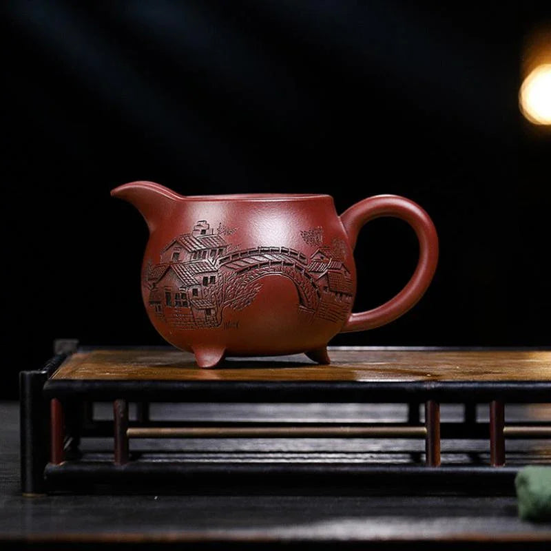 Handmade Yixing Zisha Fair Cup [Jiangnan] (Zi Ni - 280/380ml) - YIQIN TEA HOUSE | yiqinteahouse.com | fair cup, teaware