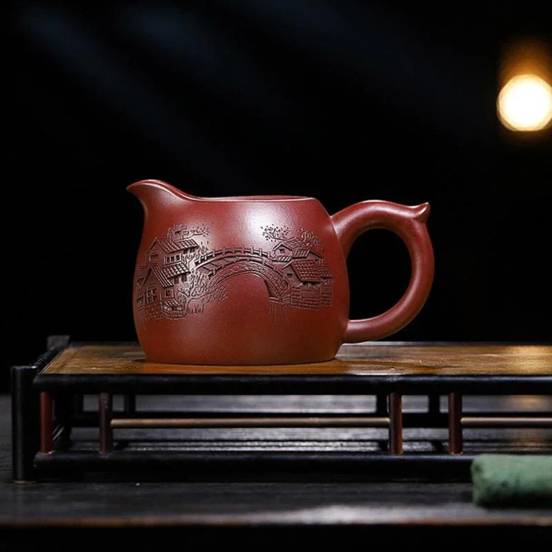Handmade Yixing Zisha Fair Cup [Jiangnan] (Zi Ni - 280/380ml) - YIQIN TEA HOUSE | yiqinteahouse.com | fair cup, teaware