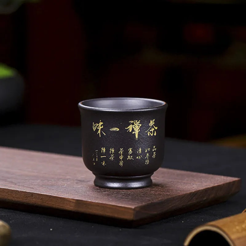 Handmade Yixing Zisha Master Tea Cup [Huna Baifu/Chan Cha Yiwei] 200/160ml - YIQIN TEA HOUSE | yiqinteahouse.com | tea cup, teaware