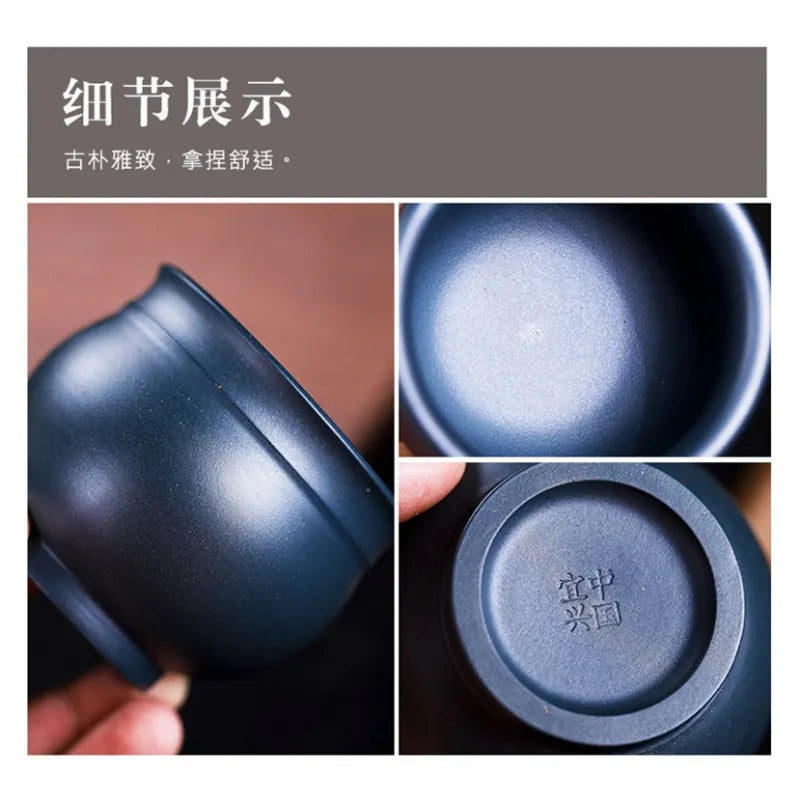 Handmade Yixing Zisha Master Tea Cup [Huna Baifu/Chan Cha Yiwei] 200/160ml - YIQIN TEA HOUSE | yiqinteahouse.com | tea cup, teaware