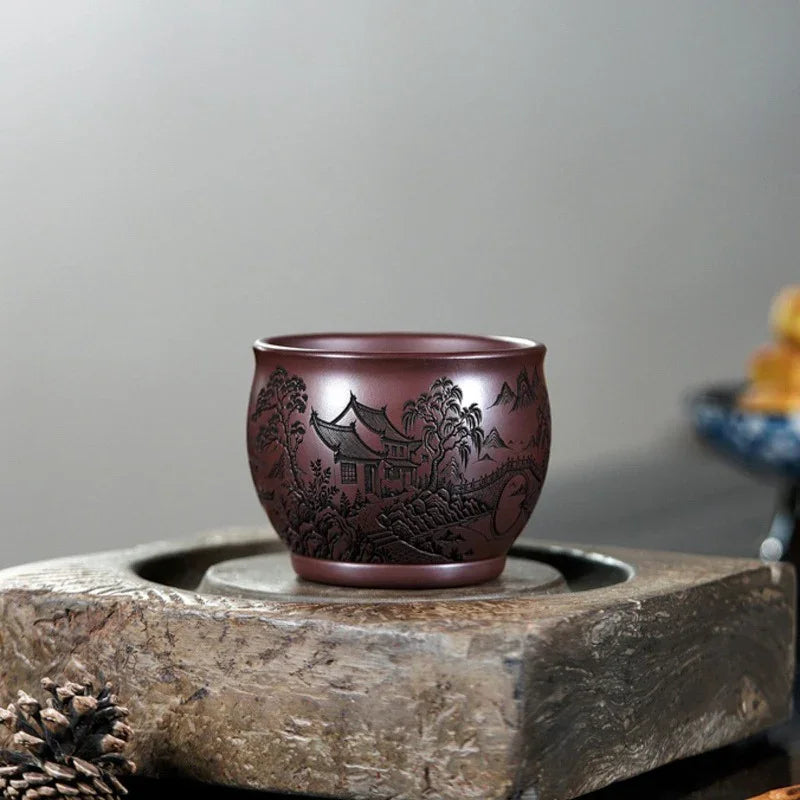 handmade-yixing-zisha-master-tea-cup-yi-jiangnan-200ml-yiqin-tea-house-yiqinteahouse-com-4 - YIQIN TEA HOUSE 一沁茶舍 yiqinteahouse.com