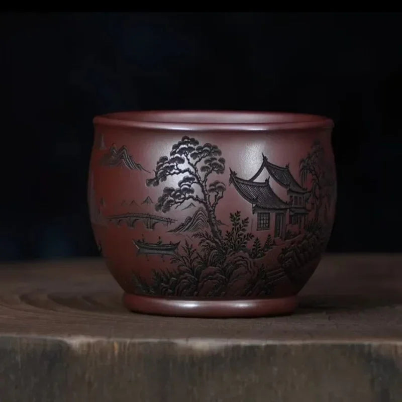 handmade-yixing-zisha-master-tea-cup-yi-jiangnan-200ml-yiqin-tea-house-yiqinteahouse-com-9 - YIQIN TEA HOUSE 一沁茶舍 yiqinteahouse.com