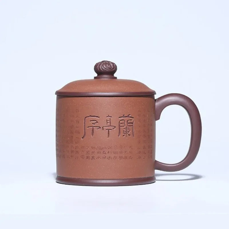 Handmade Yixing Zisha Tea Mug [Xiao Yao / Lanting Xu] 440ml - YIQIN TEA HOUSE | yiqinteahouse.com | new arrival, tea mug, teaware