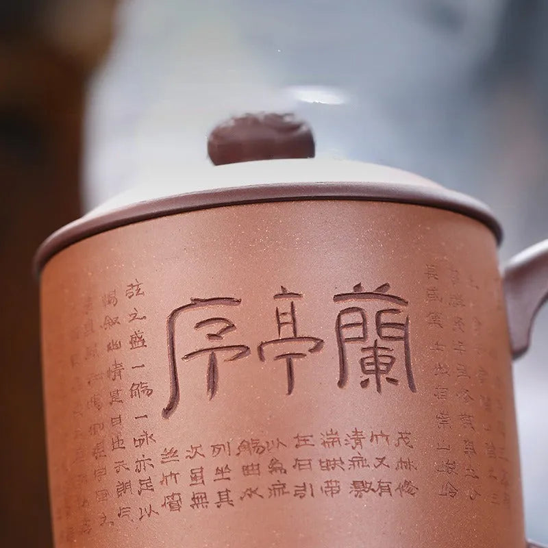 Handmade Yixing Zisha Tea Mug [Xiao Yao / Lanting Xu] 440ml - YIQIN TEA HOUSE | yiqinteahouse.com | new arrival, tea mug, teaware