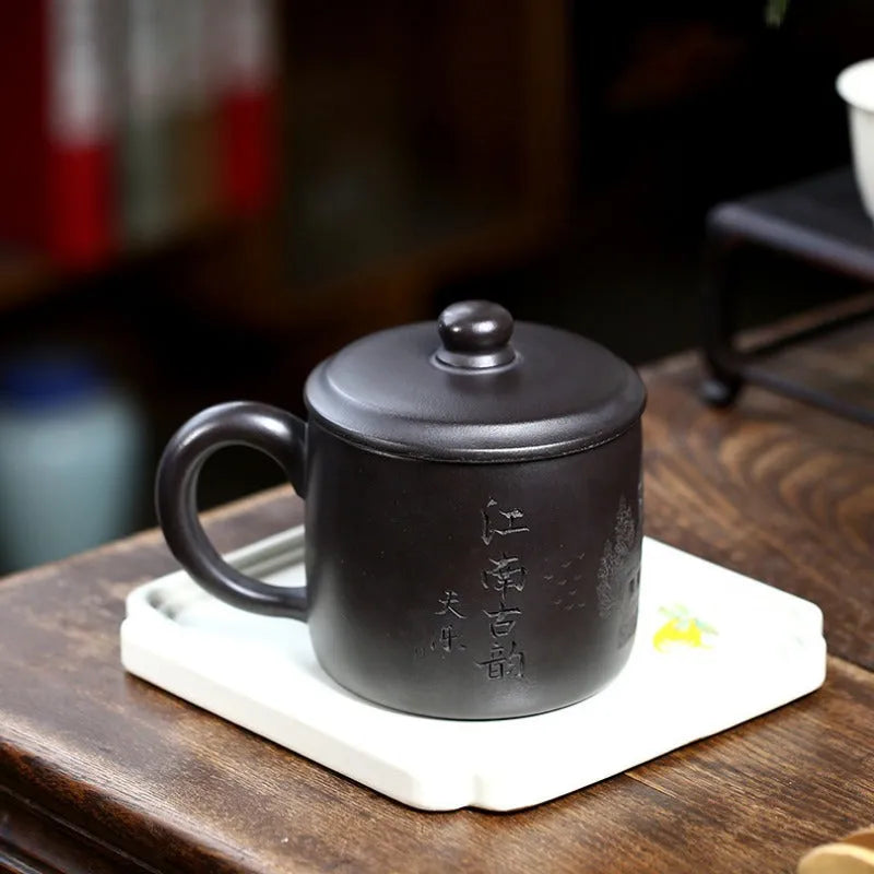 Handmade Yixing Zisha Tea Mug [Yi Jiangnan] 475ml - YIQIN TEA HOUSE | yiqinteahouse.com | new arrival, tea mug, teaware