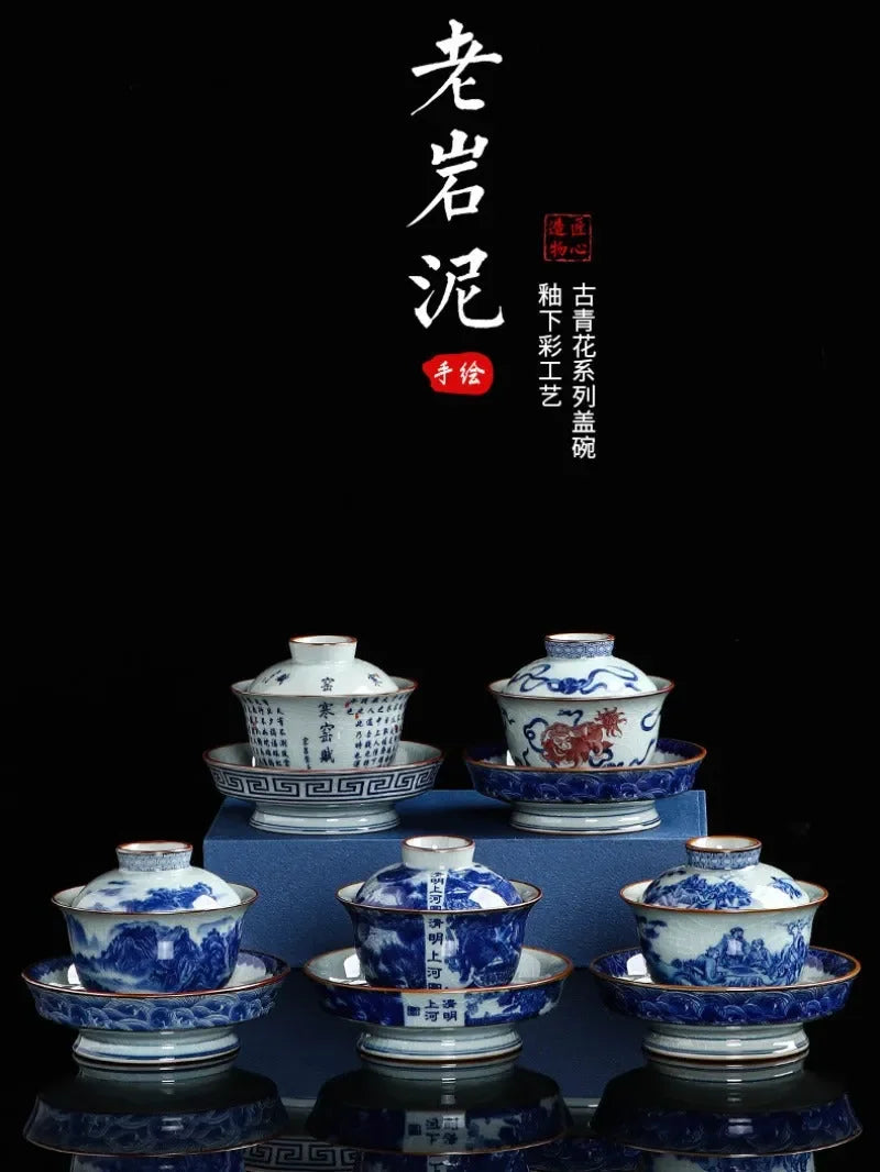 handmade-aged-ceramic-clay-qinghua-sancai-gaiwan-210ml-yiqin-tea-house-yiqinteahouse-com-23 - YIQIN TEA HOUSE 一沁茶舍 yiqinteahouse.com