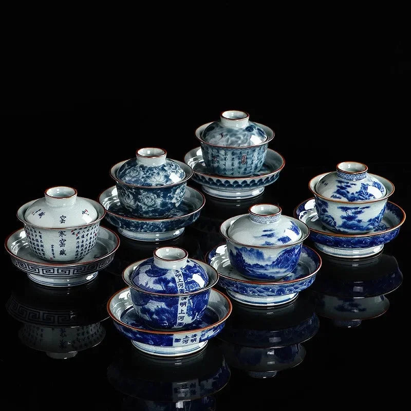 handmade-aged-ceramic-clay-qinghua-sancai-gaiwan-210ml-yiqin-tea-house-yiqinteahouse-com-3 - YIQIN TEA HOUSE 一沁茶舍 yiqinteahouse.com
