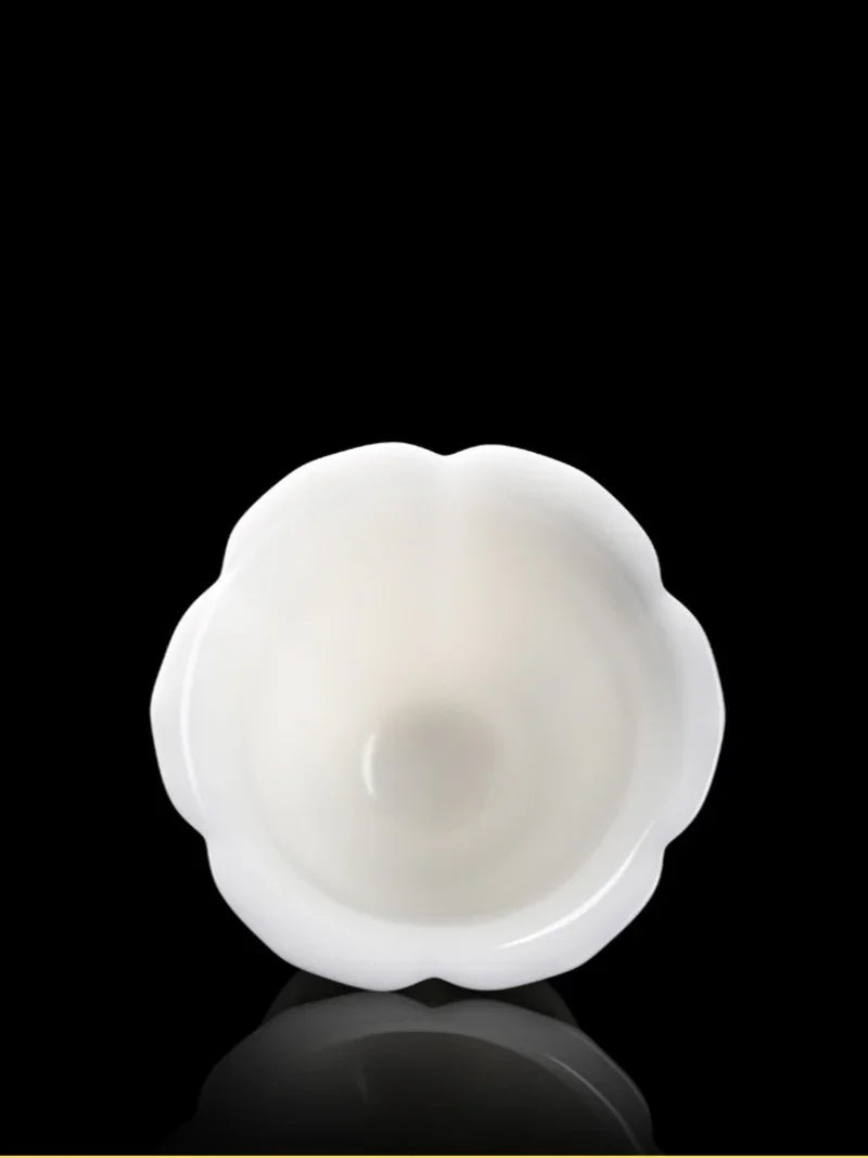 Cawan Teh Porselin Putih Jade Ais [Linghua] 70ml