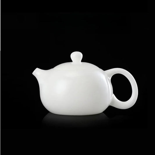 ice-jade-white-porcelain-xishi-pot-200300ml-yiqin-tea-house-yiqinteahouse-com-1 - YIQIN TEA HOUSE 一沁茶舍 yiqinteahouse.com