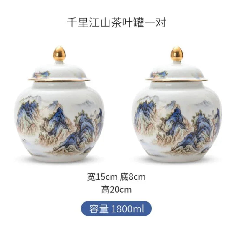 jingdezhen-qianli-jiangshan-ceramic-12pcs-tea-set-tea-caddy-yiqin-tea-house-yiqinteahouse-com-20 - YIQIN TEA HOUSE 一沁茶舍 yiqinteahouse.com