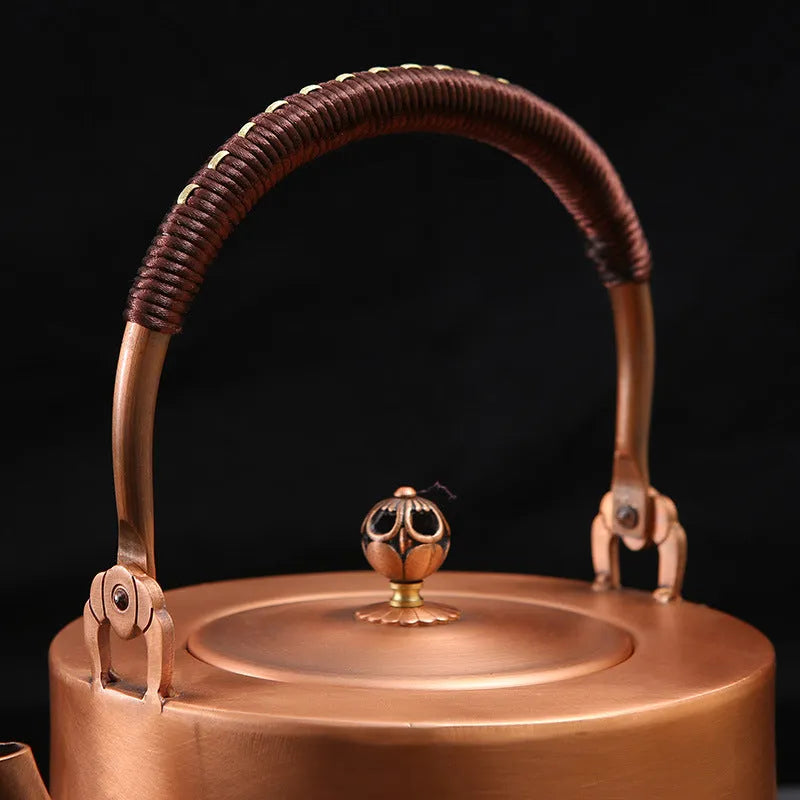 Luxury [Plain Barrel] Copper Kettle 2L - YIQIN TEA HOUSE | yiqinteahouse.com | kettle, teaware