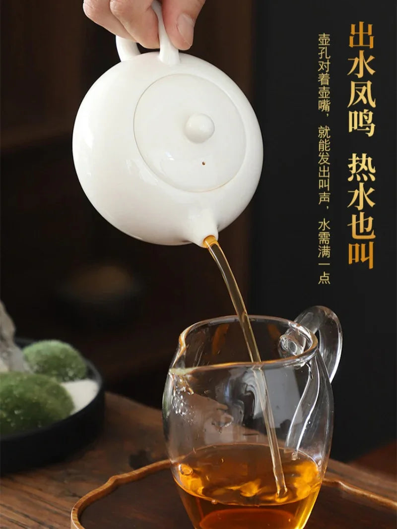 mutton-fat-jade-white-porcelain-feng-ming-pot-260ml-yiqin-tea-house-yiqinteahouse-com-13 - YIQIN TEA HOUSE 一沁茶舍 yiqinteahouse.com