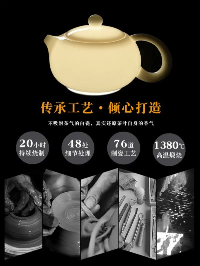 mutton-fat-jade-white-porcelain-feng-ming-pot-260ml-yiqin-tea-house-yiqinteahouse-com-18 - YIQIN TEA HOUSE 一沁茶舍 yiqinteahouse.com