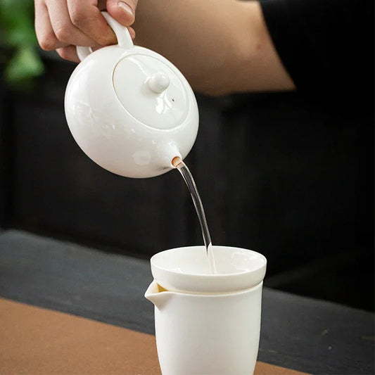 mutton-fat-jade-white-porcelain-feng-ming-pot-260ml-yiqin-tea-house-yiqinteahouse-com-2 - YIQIN TEA HOUSE 一沁茶舍 yiqinteahouse.com