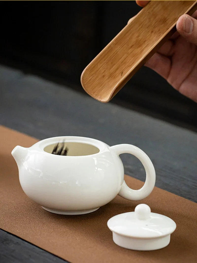 mutton-fat-jade-white-porcelain-feng-ming-pot-260ml-yiqin-tea-house-yiqinteahouse-com-10 - YIQIN TEA HOUSE 一沁茶舍 yiqinteahouse.com