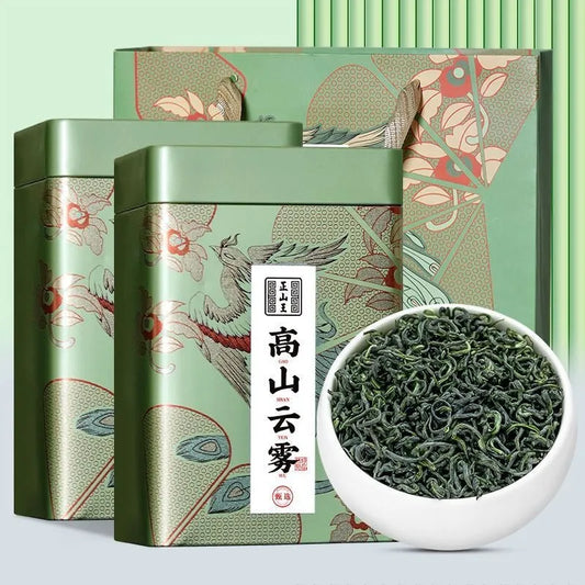 Premium 2024 Spring [Mountain Green Tea] Canned Gift Set 250/500g - YIQIN TEA HOUSE | yiqinteahouse.com | green tea, mountain green tea, tea