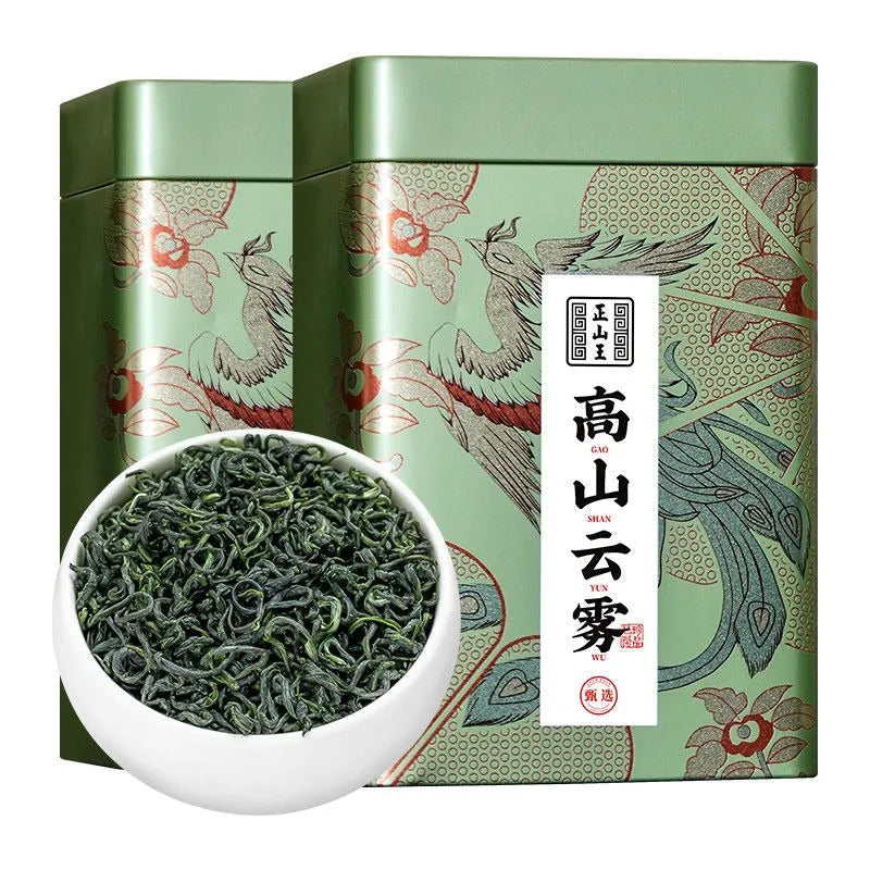 Premium 2024 Spring [Mountain Green Tea] Canned Gift Set 250/500g - YIQIN TEA HOUSE | yiqinteahouse.com | green tea, mountain green tea, tea