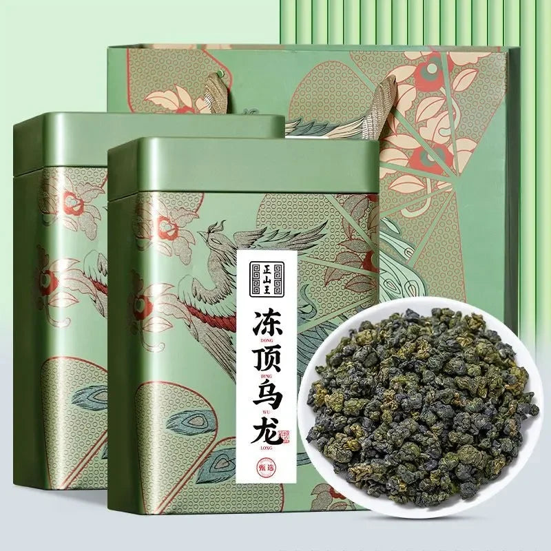 Premium High Mountain [Dongding Oolong] Strong Aroma Oolong Tea Gift Set 250/500g - YIQIN TEA HOUSE | yiqinteahouse.com | dongding oolong, oolong tea, tea