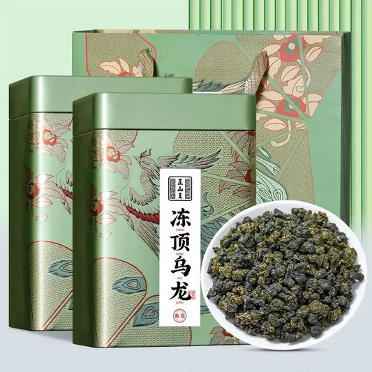 Premium High Mountain [Dongding Oolong] Strong Aroma Oolong Tea Gift Set 250/500g - YIQIN TEA HOUSE | yiqinteahouse.com | dongding oolong, oolong tea, tea