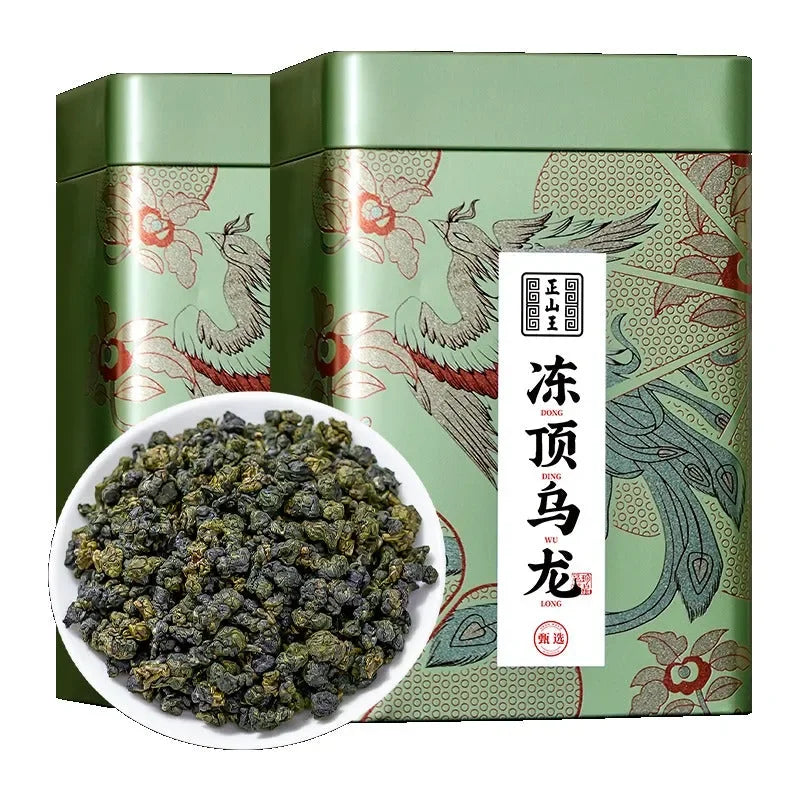 Premium High Mountain [Dongding Oolong] Strong Aroma Oolong Tea Gift Set 250/500g - YIQIN TEA HOUSE | yiqinteahouse.com | dongding oolong, oolong tea, tea