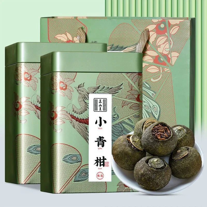 Premium Xin Hui [Mandarin Puer] Set Hadiah Teh Gelap Tin 250/500g