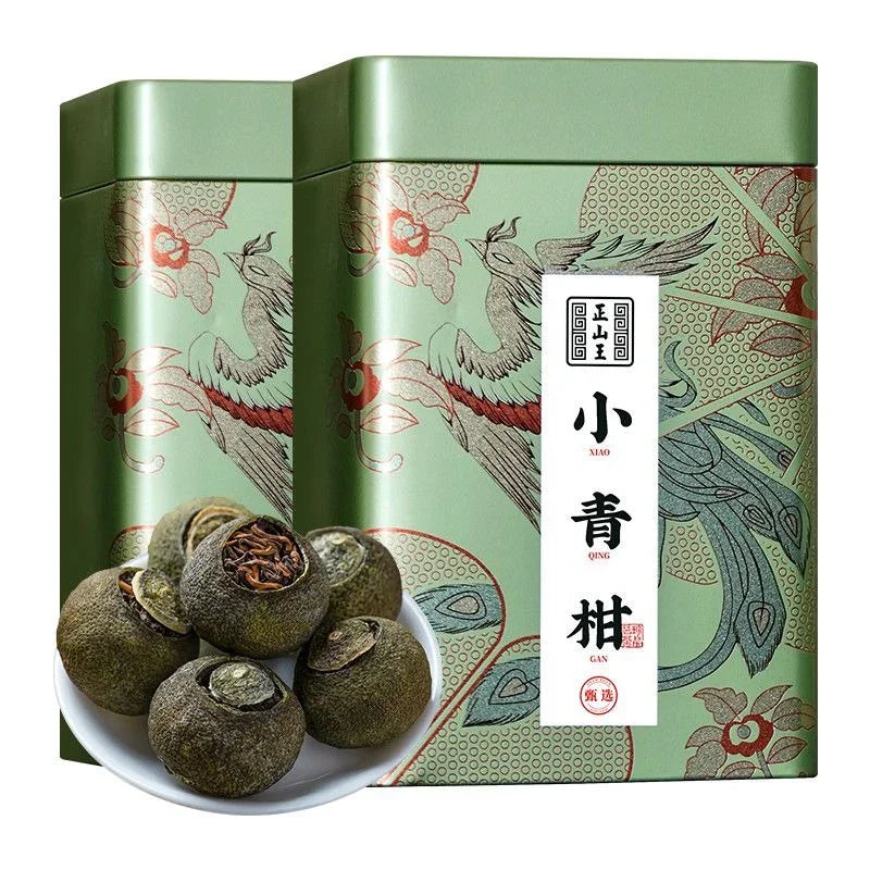 Premium Xin Hui [Mandarin Puer] Set Hadiah Teh Gelap Tin 250/500g