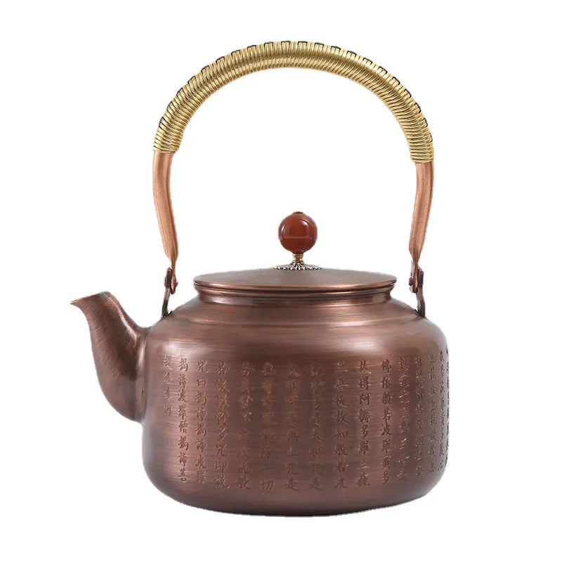 Retro Copper [Barrel Xin Jing] Kettle 1.4L - YIQIN TEA HOUSE | yiqinteahouse.com | kettle, teaware