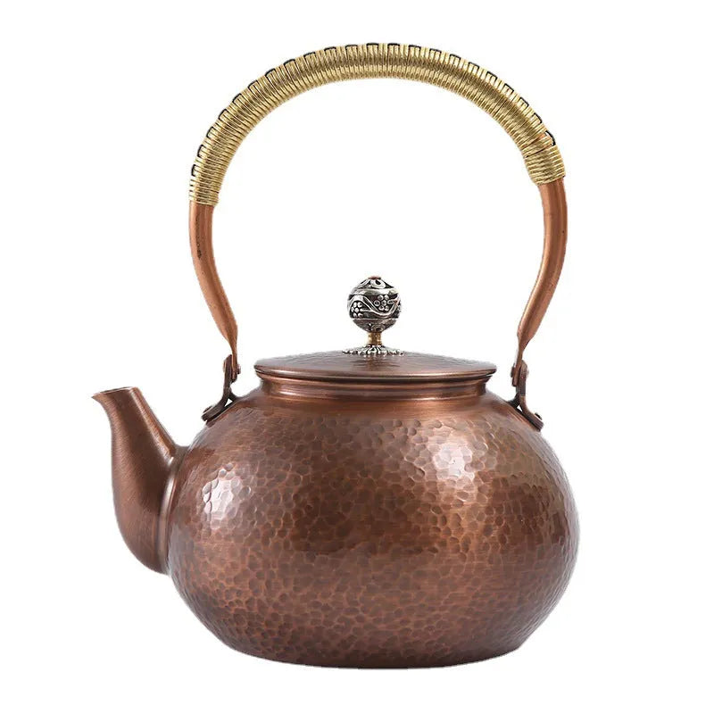 Retro Copper [Hammer Pattern] Kettle 1.2L - YIQIN TEA HOUSE | yiqinteahouse.com | kettle, teaware