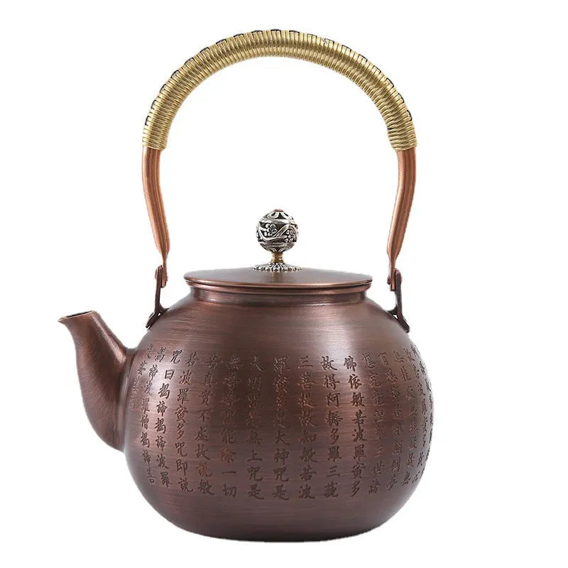 Retro Copper [Xin Jing] Kettle 1.3L - YIQIN TEA HOUSE | yiqinteahouse.com | kettle, teaware