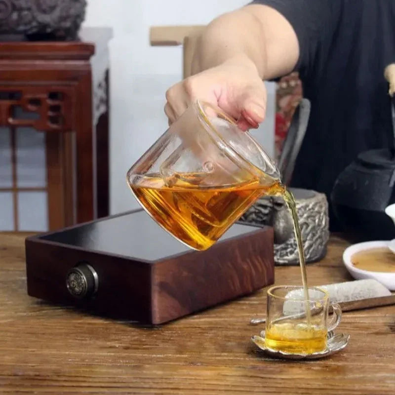 Walnut Electric Ceramic Heater - YIQIN TEA HOUSE | yiqinteahouse.com | electric ceramic heater, tea stove, teaware