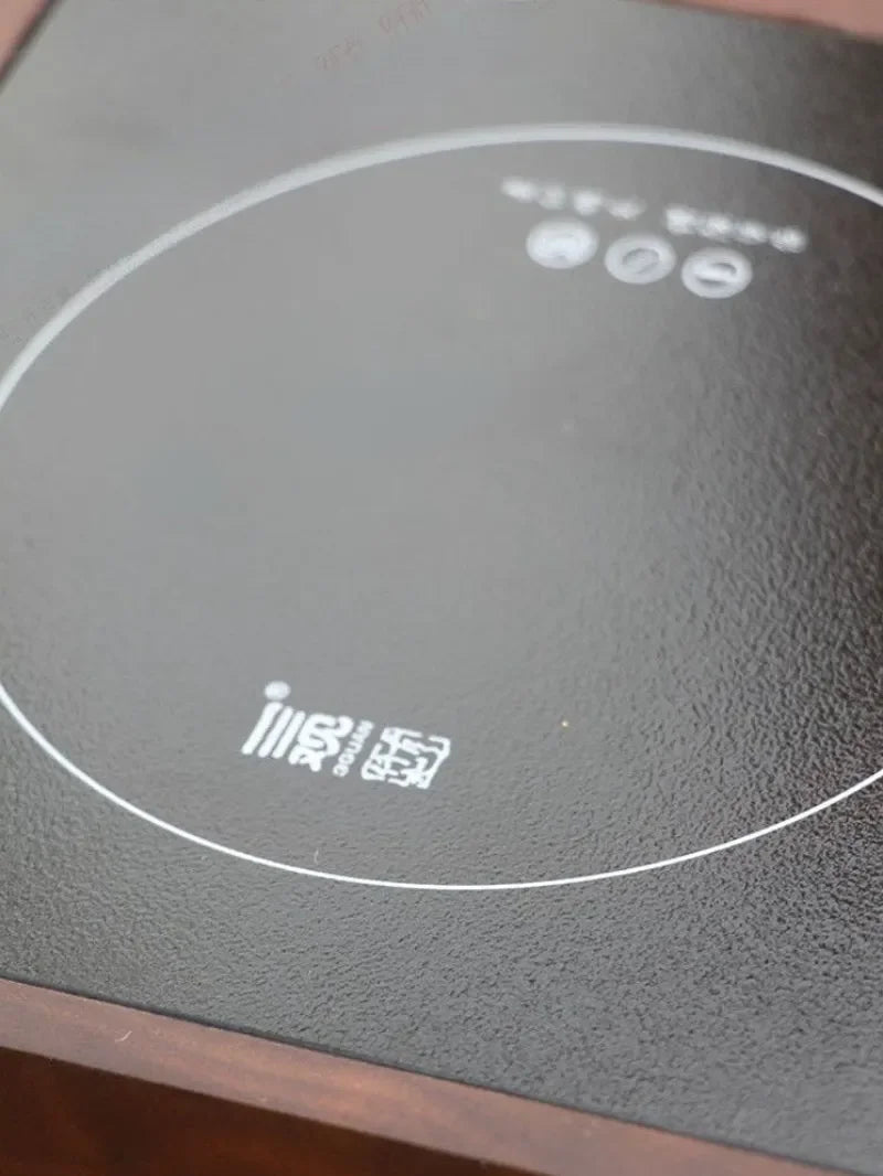 Walnut Electric Ceramic Heater - YIQIN TEA HOUSE | yiqinteahouse.com | electric ceramic heater, tea stove, teaware