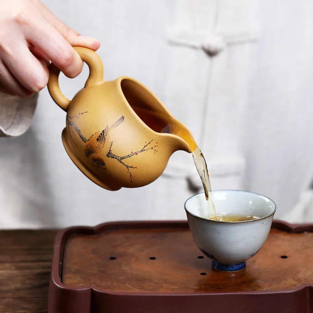 Yixing Zisha Fair Cup [Xi Shang Mei Shao] 220ml - YIQIN TEA HOUSE | yiqinteahouse.com | fair cup, teaware