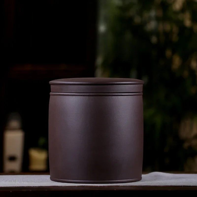Yixing Zisha Tea Cake Caddy [Gu Yun] 3 Saiz