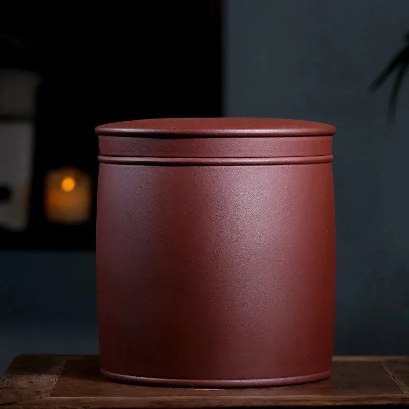 Yixing Zisha Tea Cake Caddy [Gu Yun] 3 Saiz