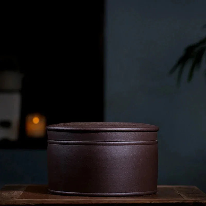 Yixing Zisha Tea Cake Caddy [Gu Yun] 3 Saiz
